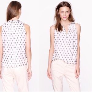 J. Crew Sera Silk Top/Blouse